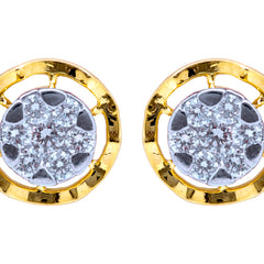 14K Hallmarked Gold | Lab Grown Diamond Tops 4TPSJ017