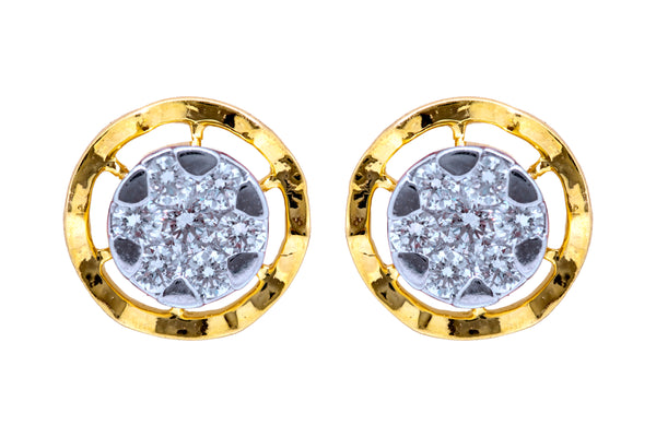 14K Hallmarked Gold | Lab Grown Diamond Tops 4TPSJ017