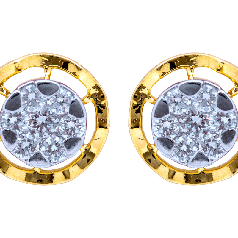 14K Hallmarked Gold | Lab Grown Diamond Tops 4TPSJ017