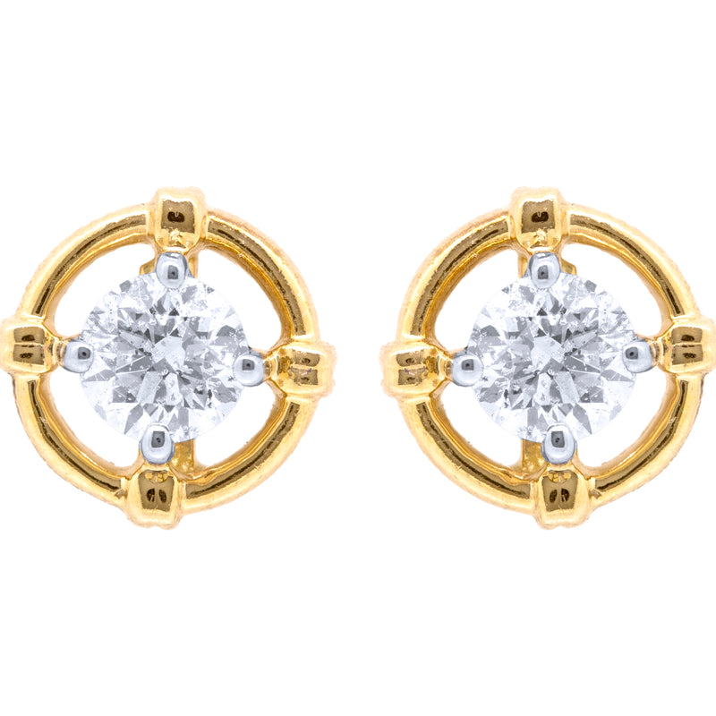 14K Hallmarked Gold | Lab Grown Diamond Tops 4TPSJ018