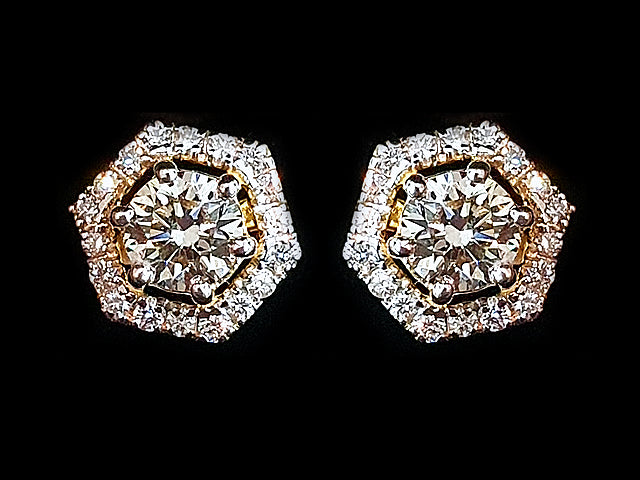 14K Hallmarked Gold | Natural Diamond Tops 4TPSJ019