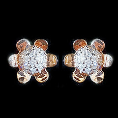 14K Hallmarked Gold | Natural Diamond Tops 4TPSJ026
