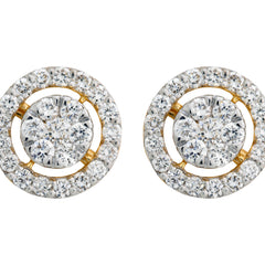 14K Hallmarked Gold | Lab Grown Diamond Tops 4TPSJ066