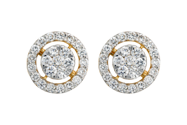 14K Hallmarked Gold | Lab Grown Diamond Tops 4TPSJ066