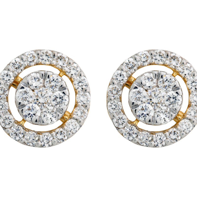 14K Hallmarked Gold | Lab Grown Diamond Tops 4TPSJ066