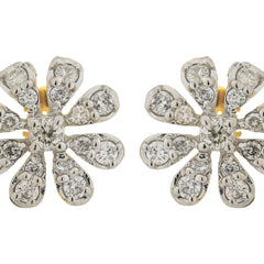 14K Hallmarked Gold | Natural Diamond Tops 4TPSJ070
