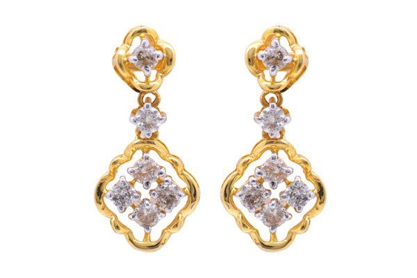 14K Hallmarked Gold | Natural Diamond Tops 4TPSJ094