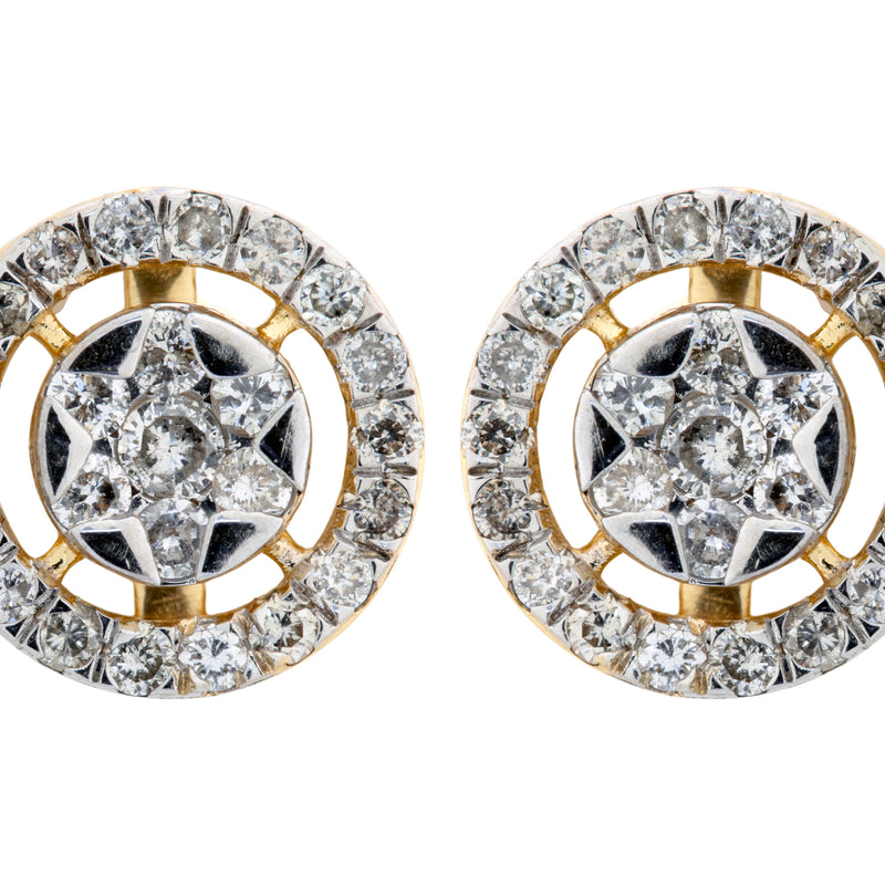 14K Hallmarked Gold | Lab Grown Diamond Tops 4TPSJ105