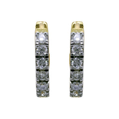 14K Hallmarked Gold | Natural Diamond Tops 4TPSJ121