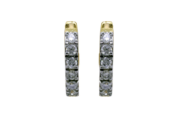 14K Hallmarked Gold | Natural Diamond Tops 4TPSJ121