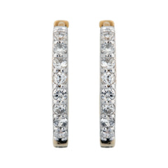 14K Hallmarked Gold | Natural Diamond Tops 4TPSJ122