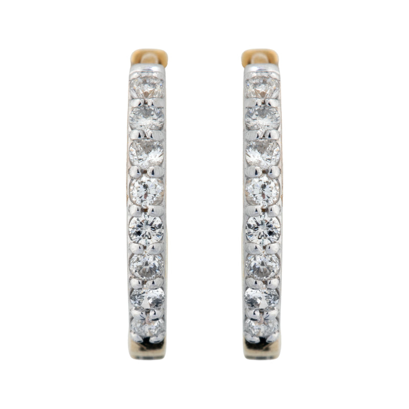 14K Hallmarked Gold | Natural Diamond Tops 4TPSJ122