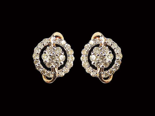 14K Hallmarked Gold | Natural Diamond Tops 4TPSJ123
