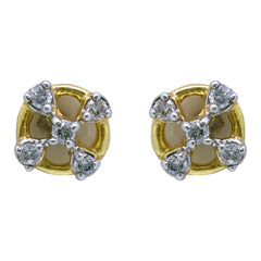 14K Hallmarked Gold | Natural Diamond Tops 4TPSJ124