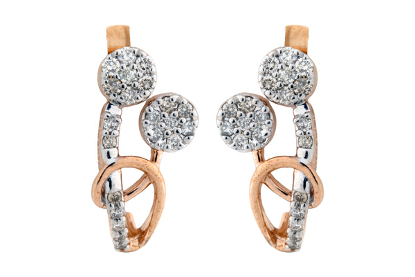 14K Hallmarked Gold | Natural Diamond Tops 4TPSJ148