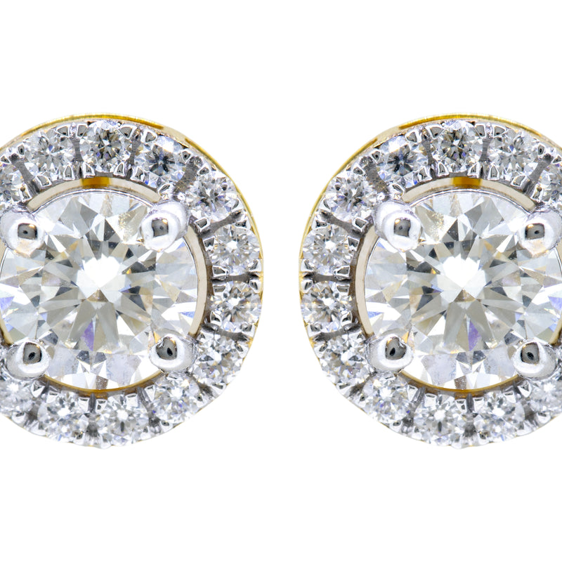 14K Hallmarked Gold | Lab Grown Diamond Tops 4TPSJ159