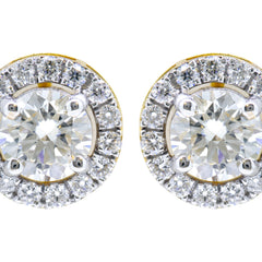 14K Hallmarked Gold | Lab Grown Diamond Tops 4TPSJ159