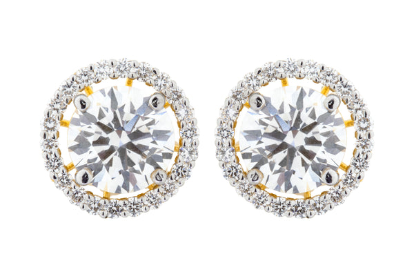 14K Hallmarked Gold | Lab Grown Diamond Tops 4TPSJ174J