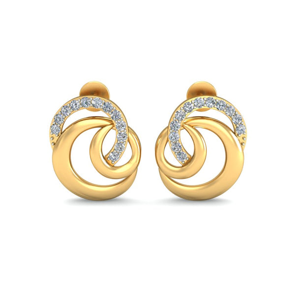 14K Hallmarked Gold | Natural Diamond Tops 4TPSJ190