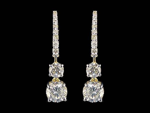 14K Hallmarked Gold | Lab Grown Diamond Tops 4TPSJ235