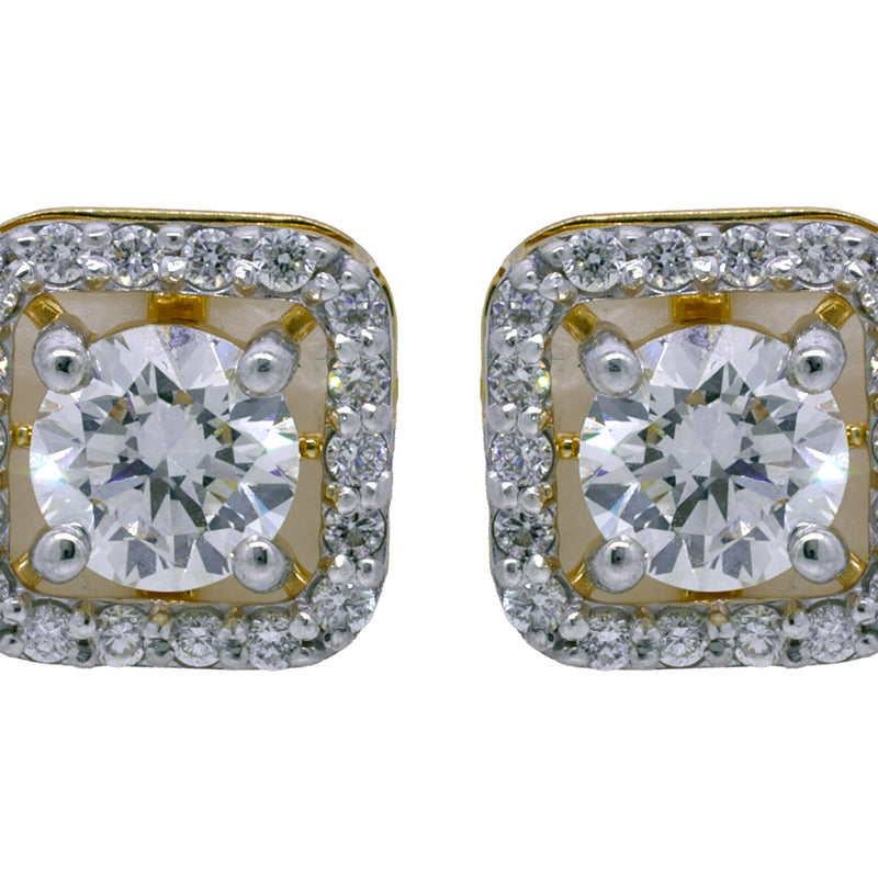 14K Hallmarked Gold | Lab Grown Diamond Tops 4TPSJ237