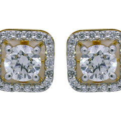 14K Hallmarked Gold | Lab Grown Diamond Tops 4TPSJ237