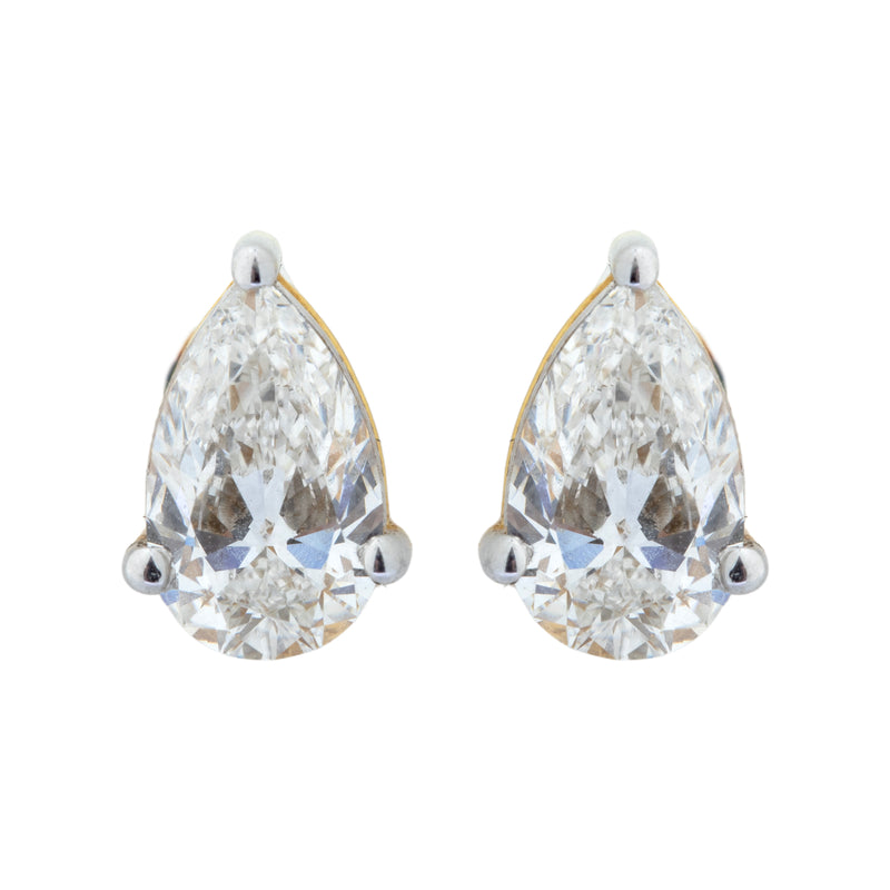 14K Hallmarked Gold | Lab Grown Diamond Tops 4TPSJ290