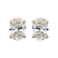 14K Hallmarked Gold | Lab Grown Diamond Tops 4TPSJ341