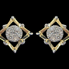 14K Hallmarked Gold | Natural Diamond Tops 4TPSJ378