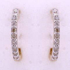 14K Hallmarked Gold | Natural Diamond Tops 4TPSJ385