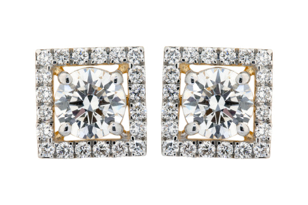 14K Hallmarked Gold | Lab Grown Diamond Tops 4TPSJ389
