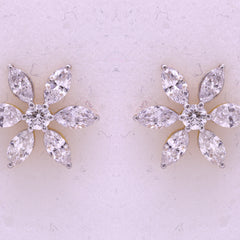 14K Hallmarked Gold | Lab Grown Diamond Tops 4TPSJ415
