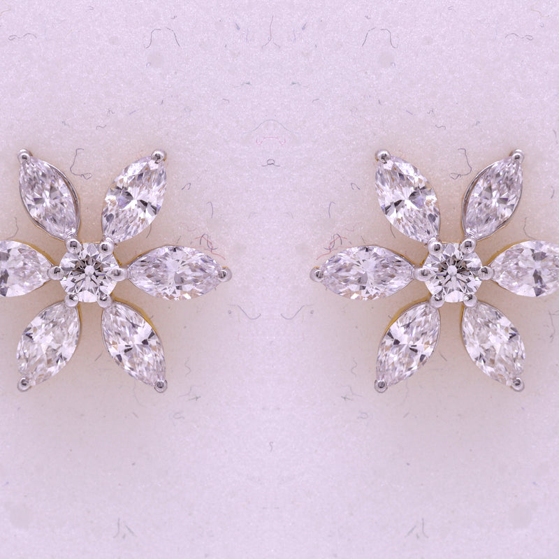 14K Hallmarked Gold | Lab Grown Diamond Tops 4TPSJ415