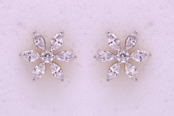 14K Hallmarked Gold | Lab Grown Diamond Tops 4TPSJ415