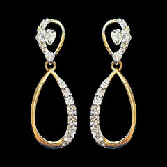 14K Hallmarked Gold | Natural Diamond Tops 4TPSJ433