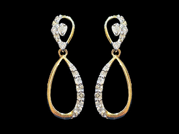 14K Hallmarked Gold | Natural Diamond Tops 4TPSJ433