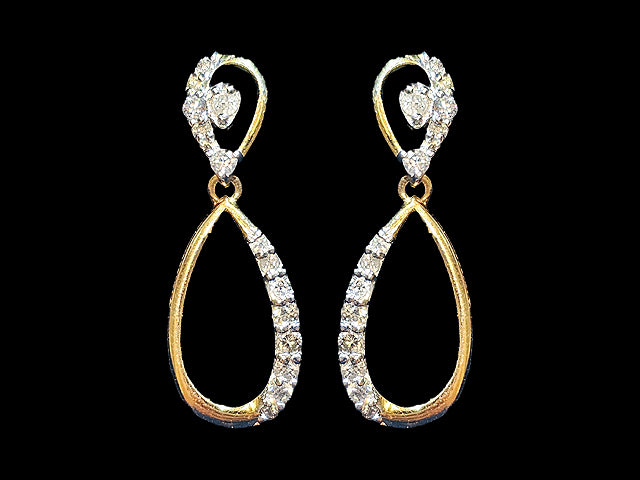 14K Hallmarked Gold | Natural Diamond Tops 4TPSJ433