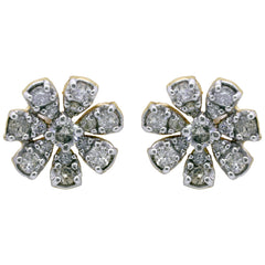 14K Hallmarked Gold | Natural Diamond Tops 4TPSJ449