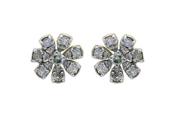 14K Hallmarked Gold | Natural Diamond Tops 4TPSJ449