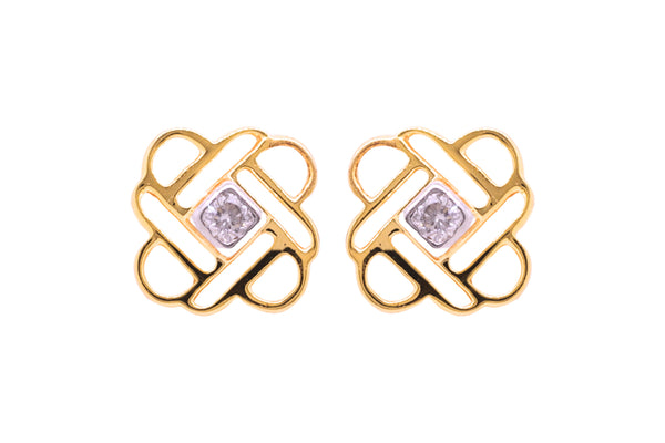 14K Hallmarked Gold | Natural Diamond Tops 4TPSJ462