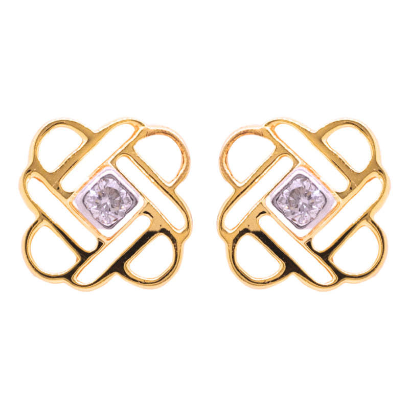 14K Hallmarked Gold | Natural Diamond Tops 4TPSJ462