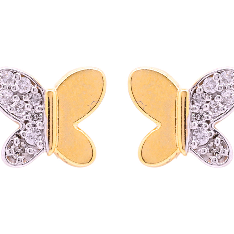 14K Hallmarked Gold | Natural Diamond Tops 4TPSJ467