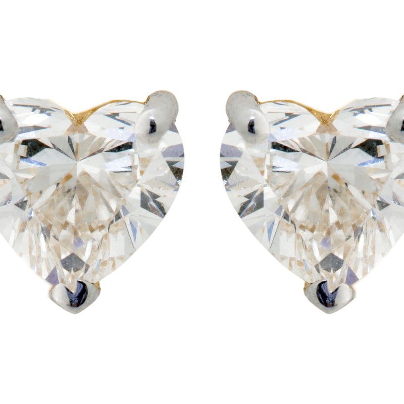 14K Hallmarked Gold | Lab Grown Diamond Tops 4TPSJ470