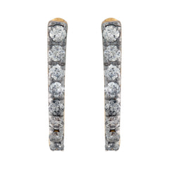 14K Hallmarked Gold | Natural Diamond Tops 4TPSJ474