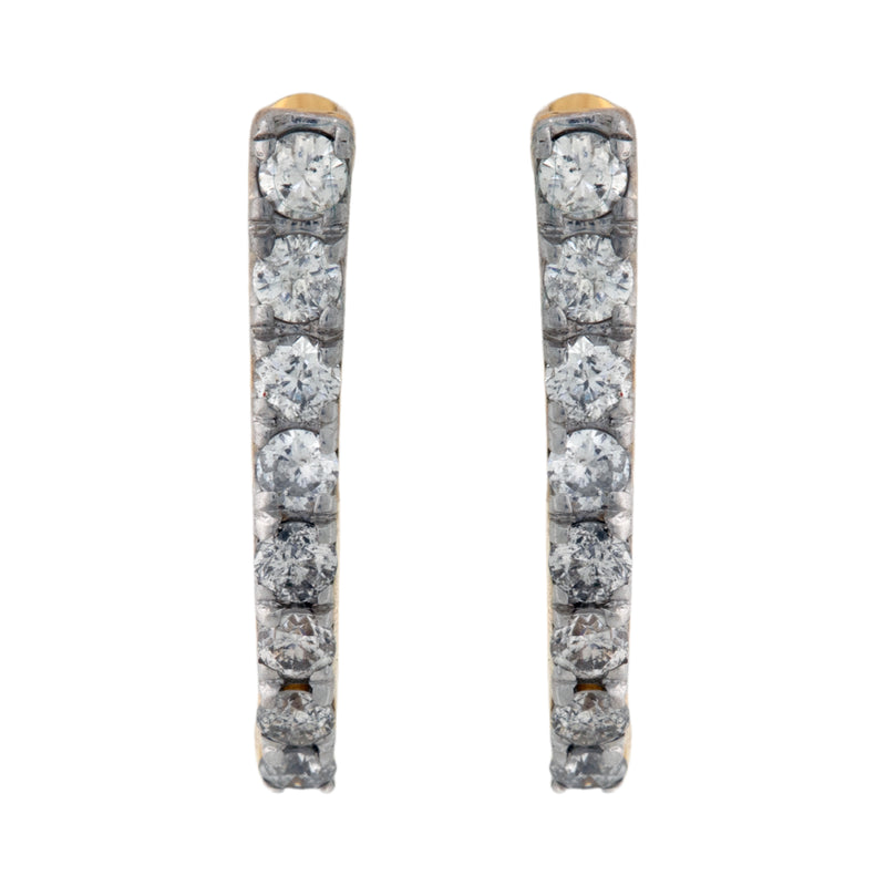 14K Hallmarked Gold | Natural Diamond Tops 4TPSJ474