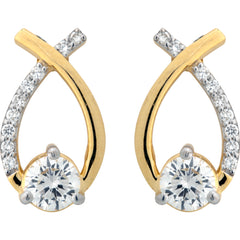 14K Hallmarked Gold | Lab Grown Diamond Tops 4TPSJ478