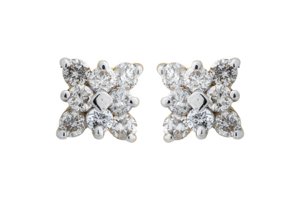 14K Hallmarked Gold | Natural Diamond Tops 4TPSJ486