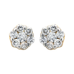 14K Hallmarked Gold | Lab Grown Diamond Tops 4TPSJ498