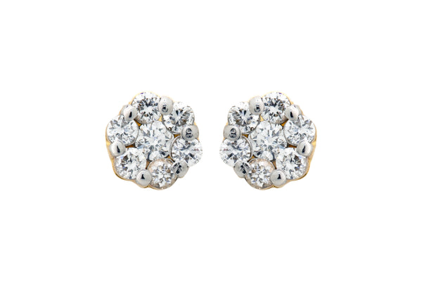 14K Hallmarked Gold | Lab Grown Diamond Tops 4TPSJ498