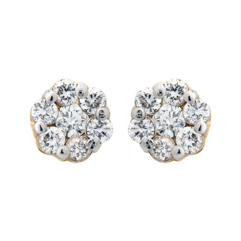 14K Hallmarked Gold | Lab Grown Diamond Tops 4TPSJ498